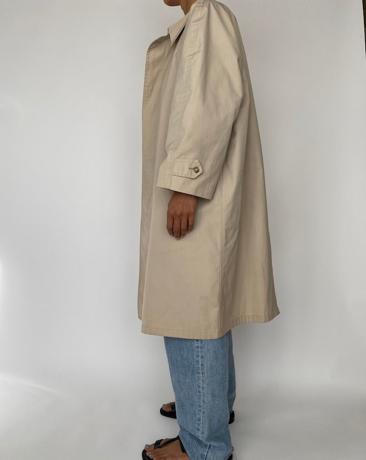 VINTAGE BEIGE LONG COAT 2728