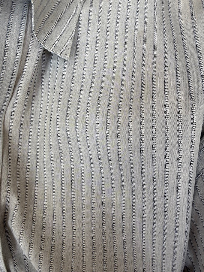 VINTAGE OVERSIZED STRIPED SHIRT BLUE 5955