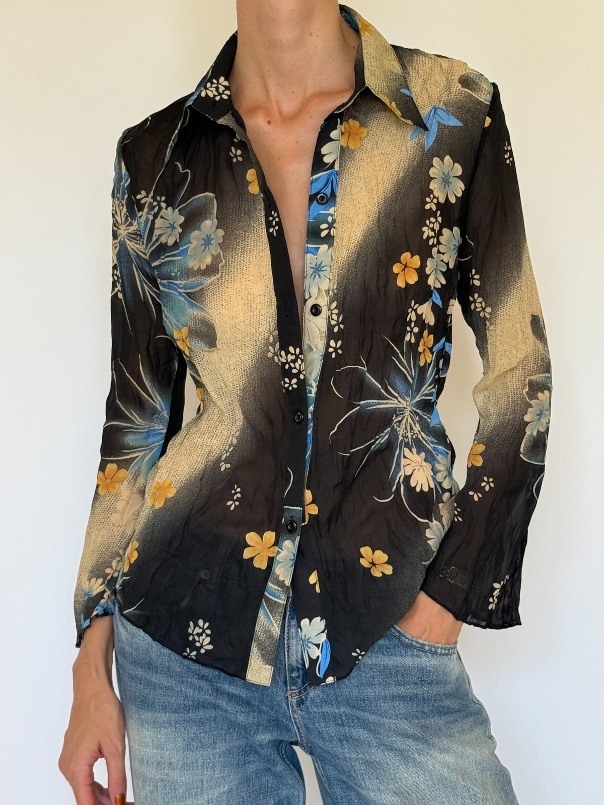 Vintage floral shirt final front angle
