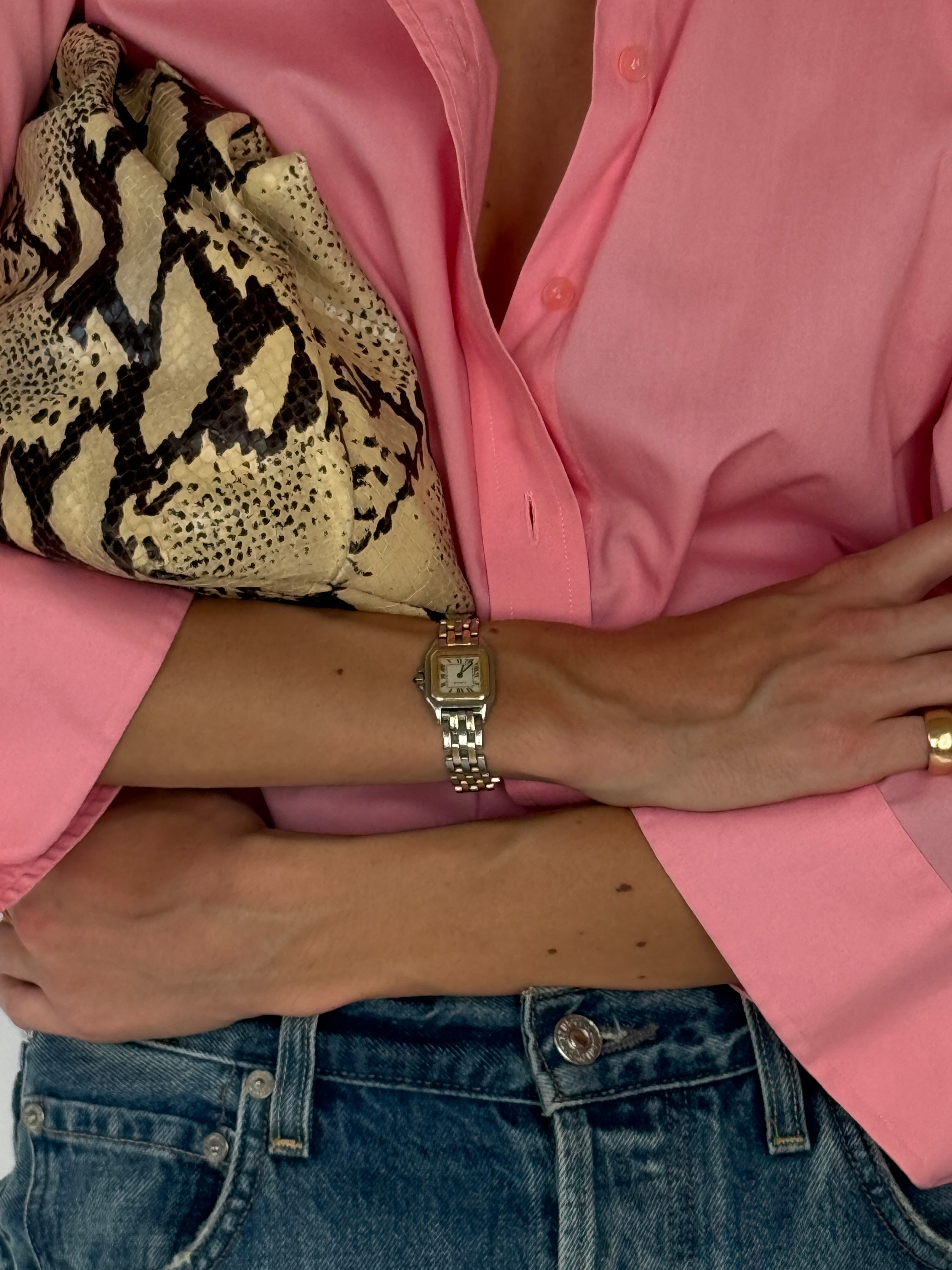 Vintage Pink Button-Up Shirt 6563