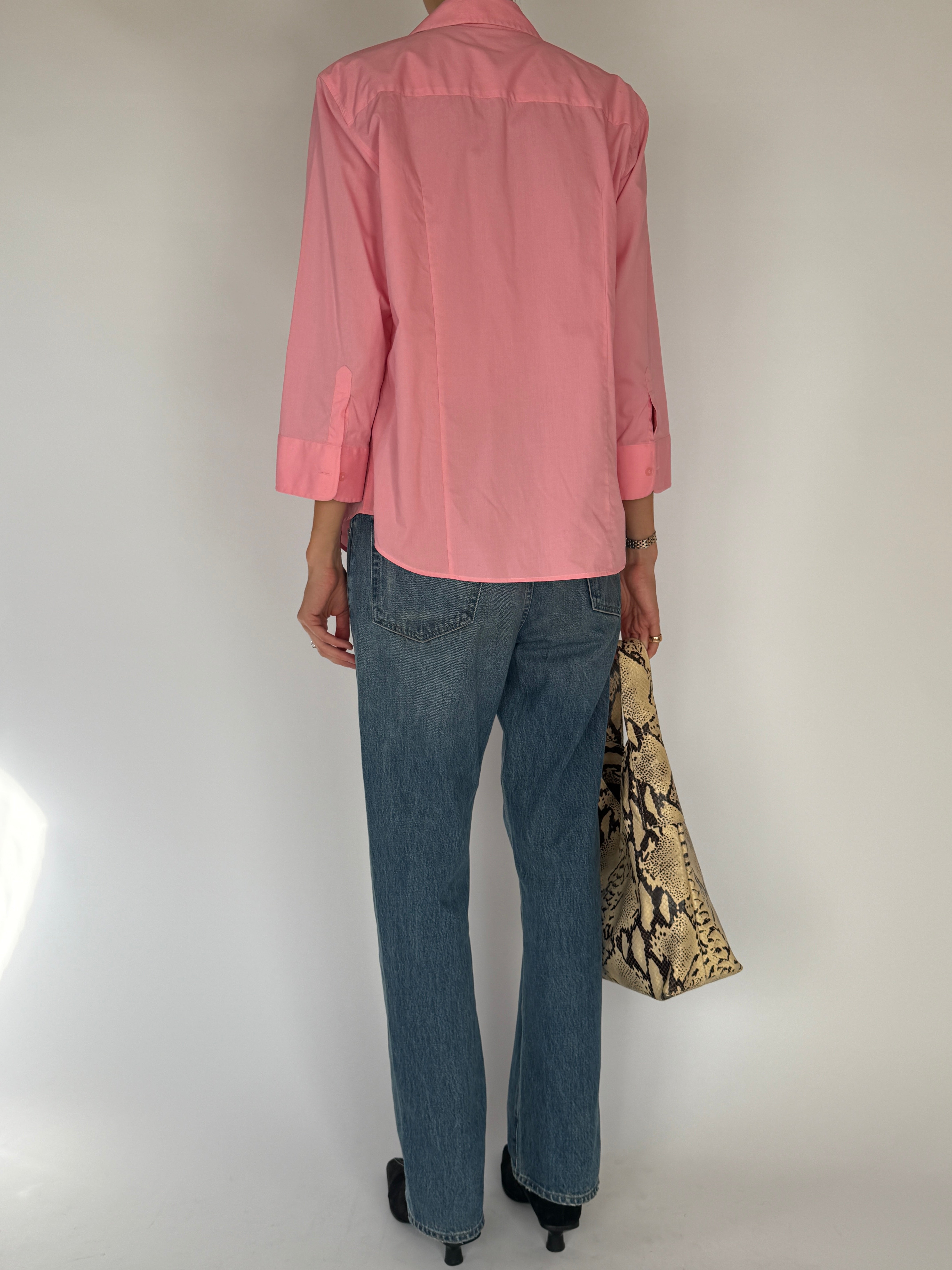 Vintage Pink Button-Up Shirt 6563