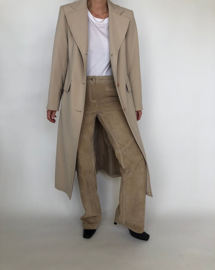 VINTAGE BEIGE COAT 273