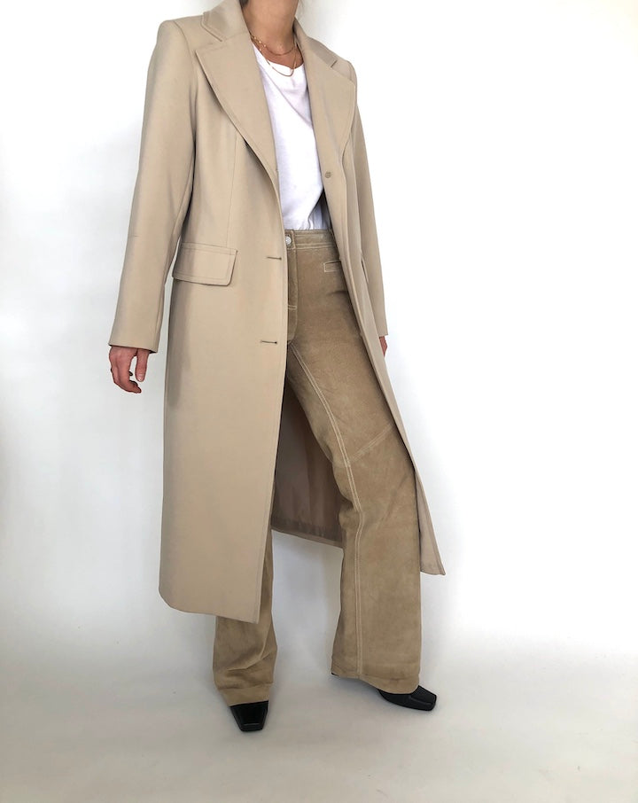VINTAGE BEIGE COAT 273