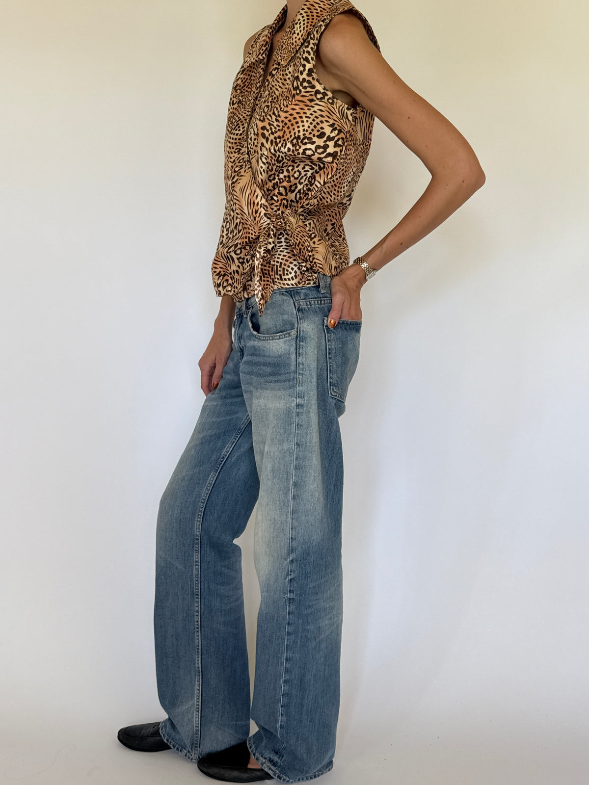 Vintage Animal Printed Tank 3402
