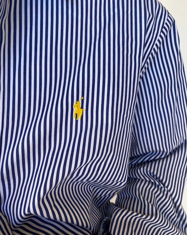 VINTAGE OVERSIZED STRIPED RALPH LAUREN SHIRT 3779
