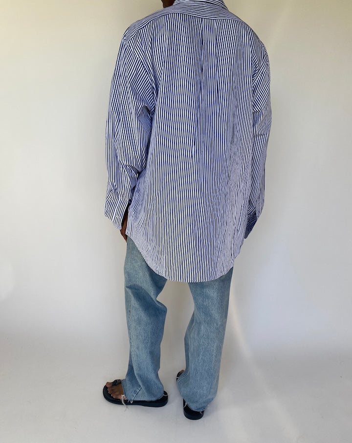 VINTAGE OVERSIZED STRIPED RALPH LAUREN SHIRT 3779