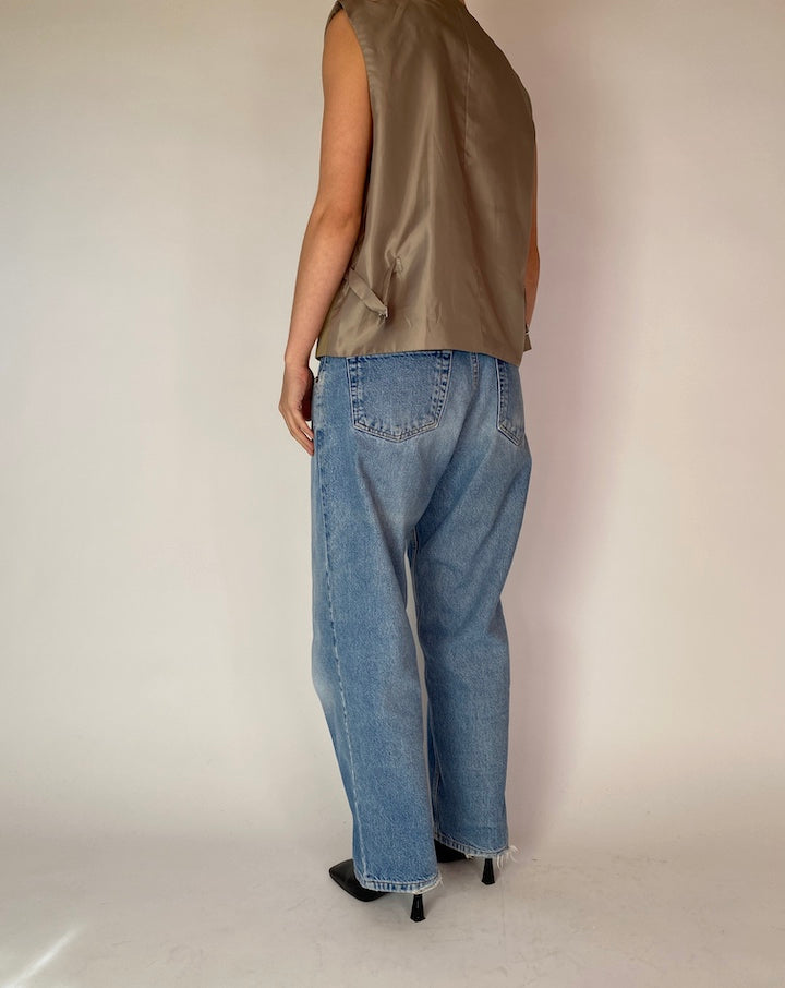 VINTAGE GREEN VEST 4229