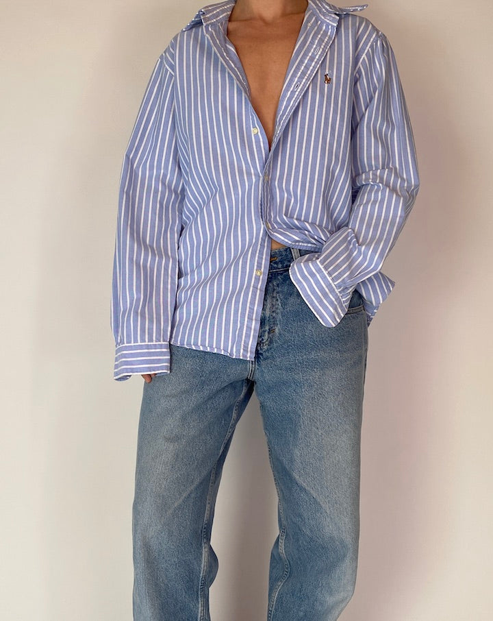 VINTAGE STRIPED RALH LAUREN BUTTON-DOWN SHIRT 4232