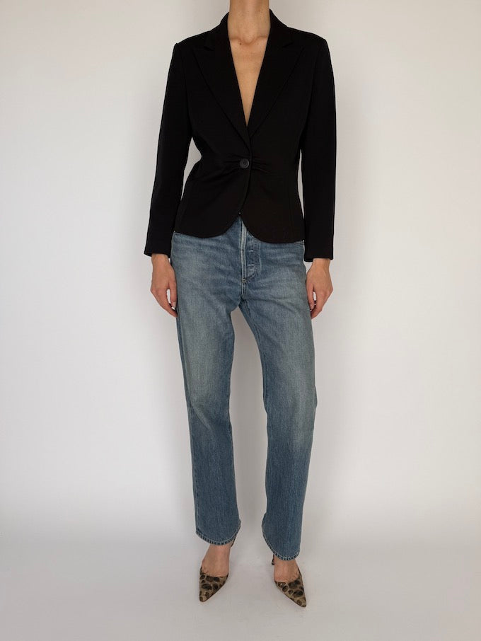 VINTAGE TAILORED BLAZER BLACK 5975