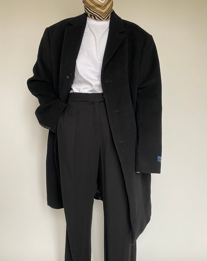 VINTAGE OVERSIZED LONG COAT 2148