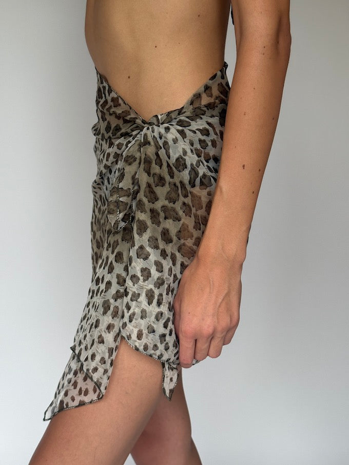 Vintage Animal Printed Sarong 6416