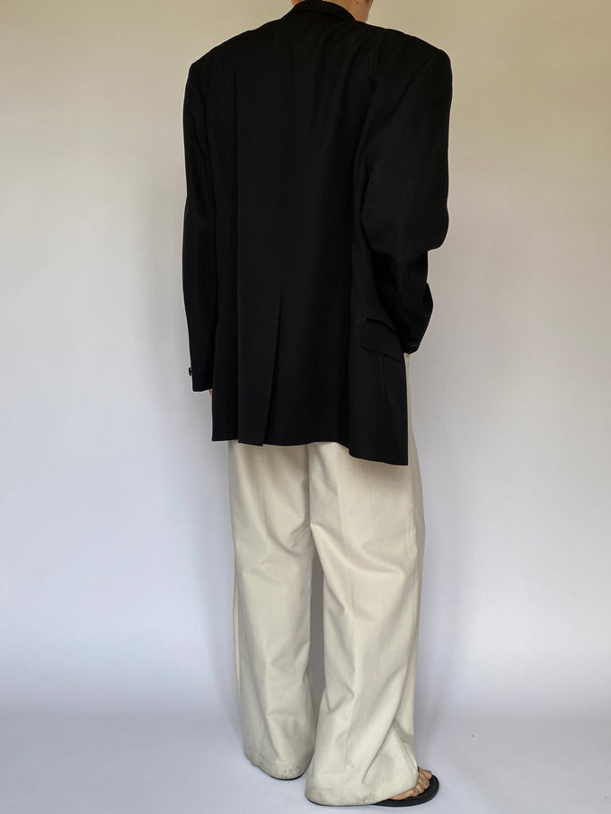 Vintage oversized blazer in black 5557