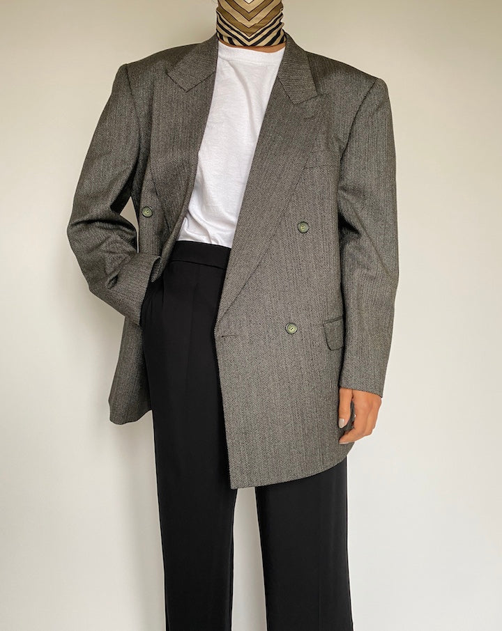 VINTAGE DOUBLE BREASTED BLAZER 2158