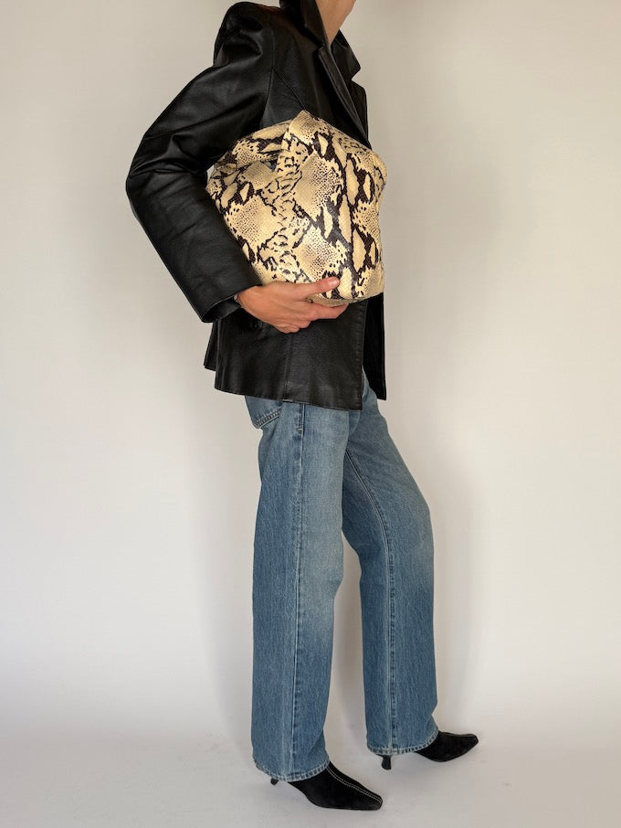 Vintage Black Leather Jacket