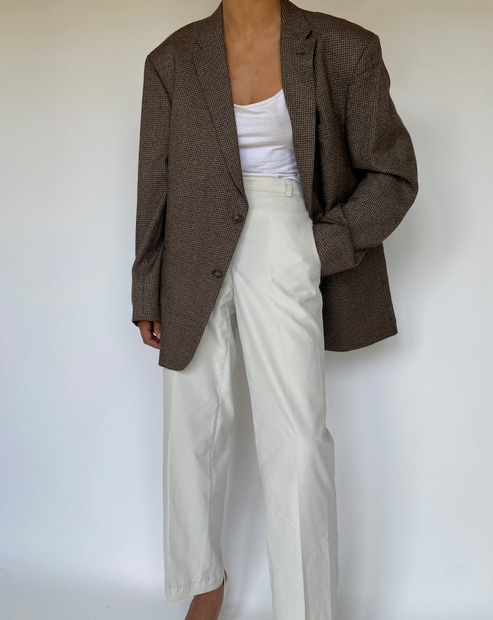 VINTAGE TOMMY HILFIGER HOUNDSTOOTH BLAZER 3274