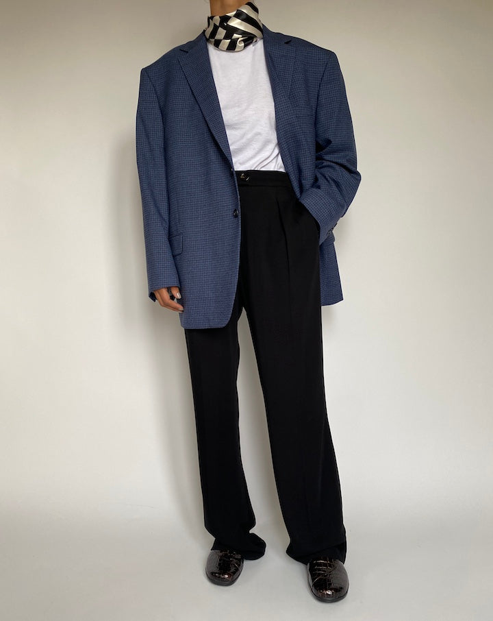 VINTAGE OVERSIZED BLUE BLAZER 2164