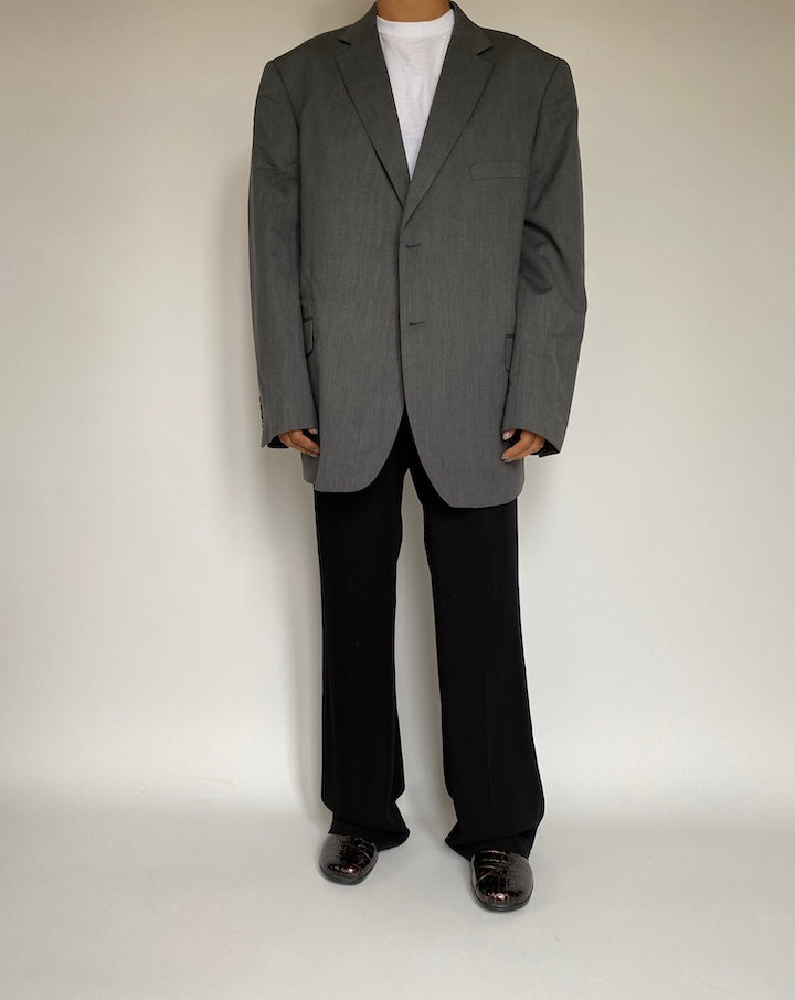 VINTAGE GREY OVERSIZED BLAZER 2172