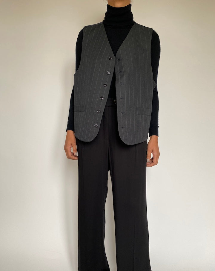 VINTAGE PINSTRIPED VEST 2176