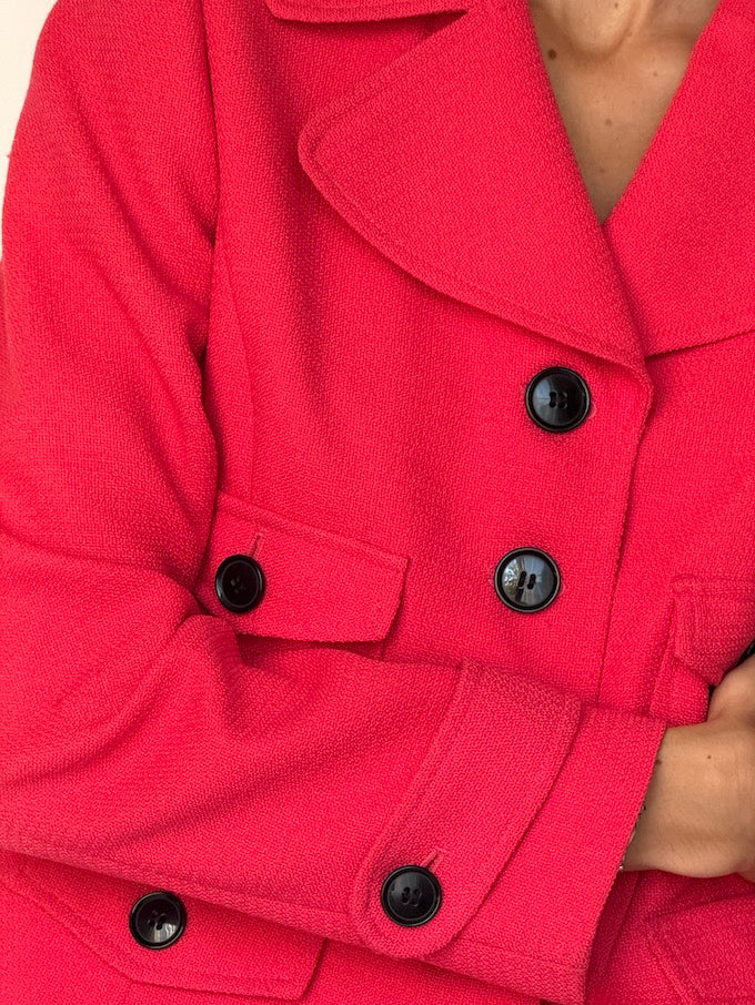 Vintage Cropped Blazer 6589