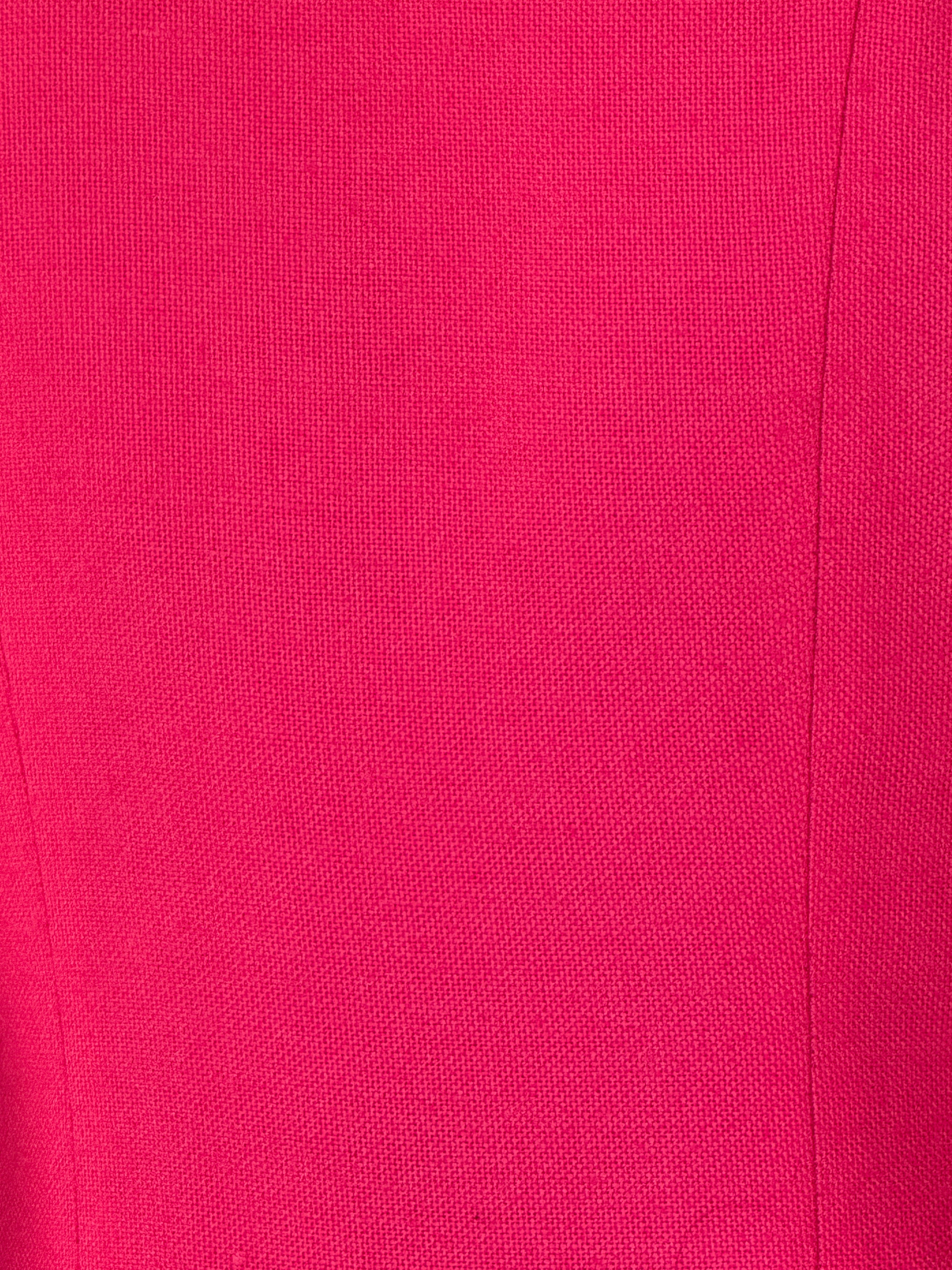 Vintage Moschino pink jacket fabric close-up