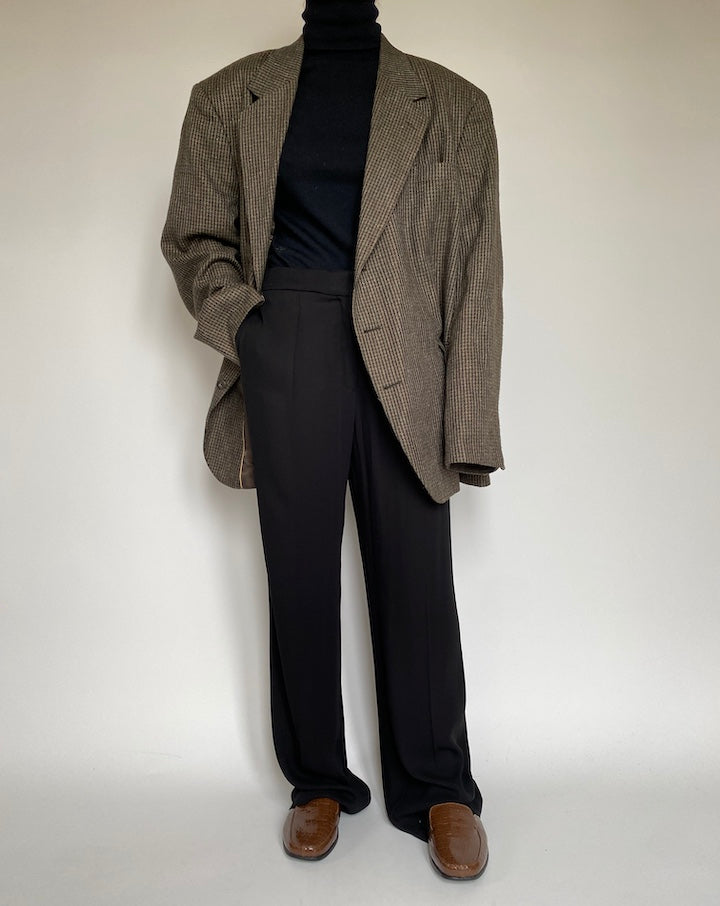 VINTAGE OVERSIZED HOUNDSTOOTH BLAZER 2184