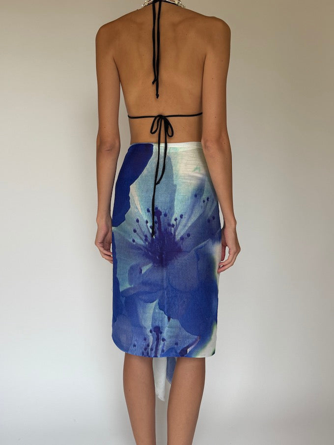 Vintage Beach Cover-Up in Cashmere Blue 6409