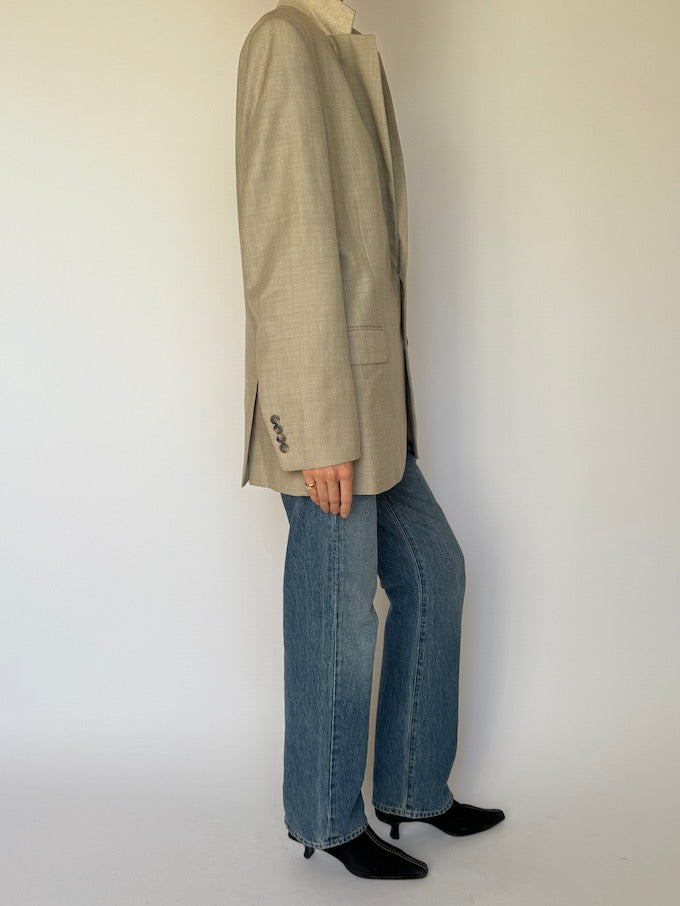 Vintage Oversized Blazer Sand 6593