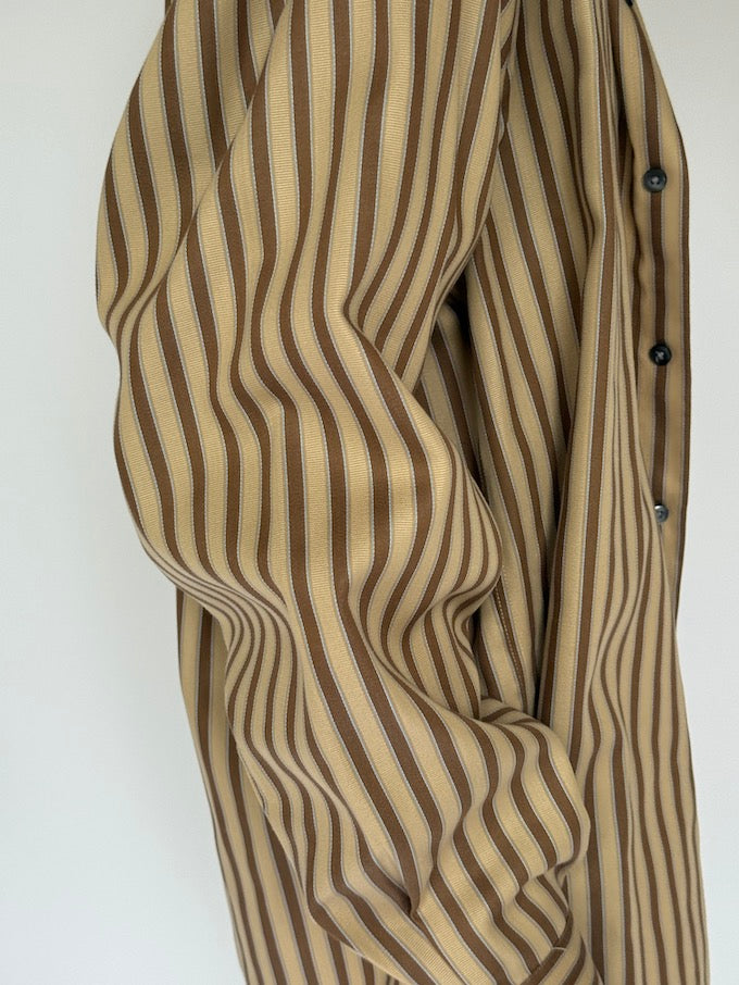 VINTAGE OVERSIZED STRIPED SHIRT beige 6210