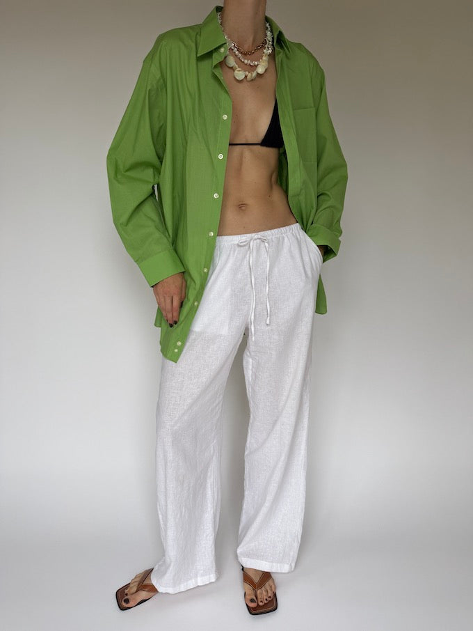 VINTAGE BUTTON-DOWN SHIRT GREEN 6220
