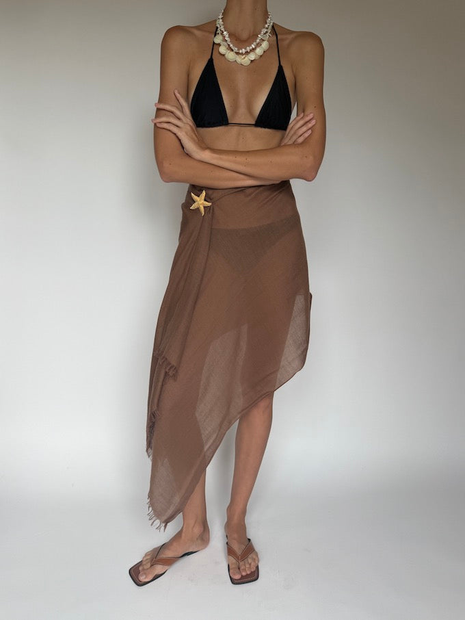 Vintage Sarong Brown 6390