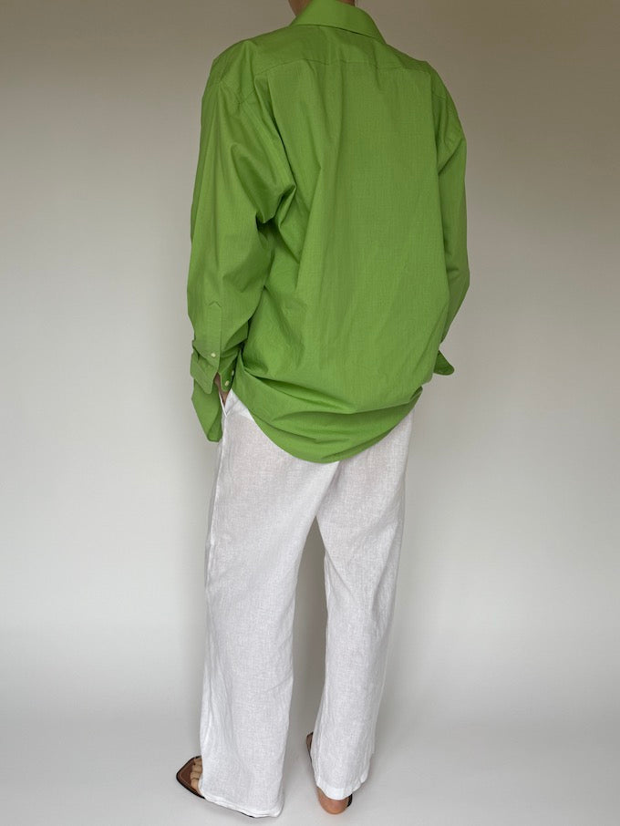 VINTAGE BUTTON-DOWN SHIRT GREEN 6220