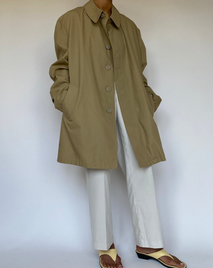 VINTAGE BEIGE COAT 3296