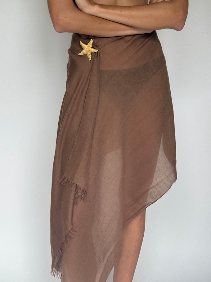 Vintage Sarong Brown 6390