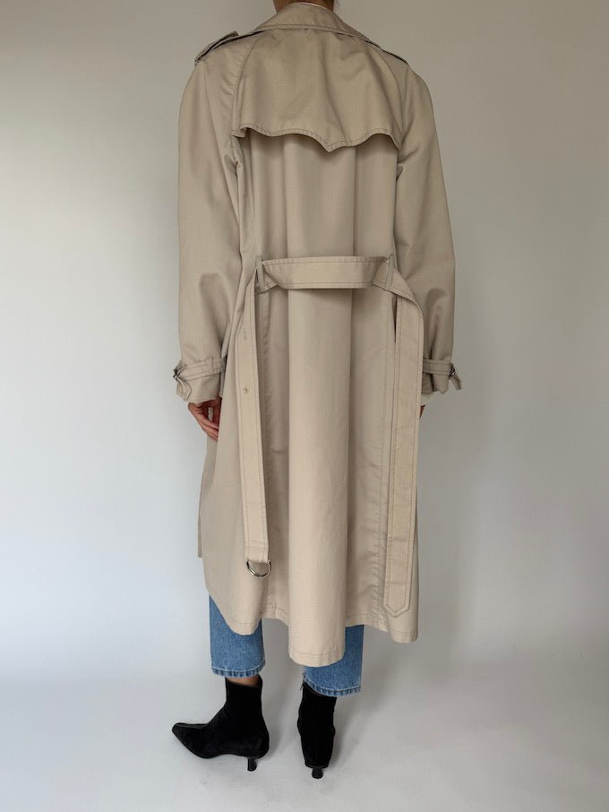 Vintage Trench Coat Beige 6415