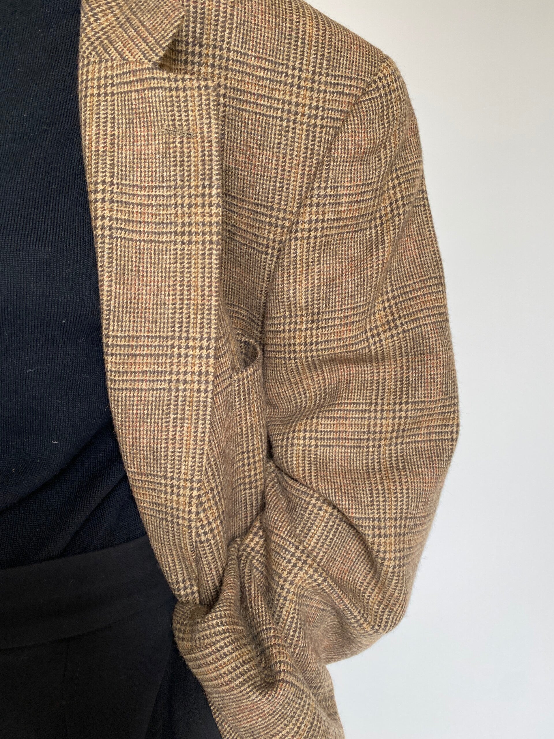 VINTAGE OVERSIZED BROWN BLAZER 2210