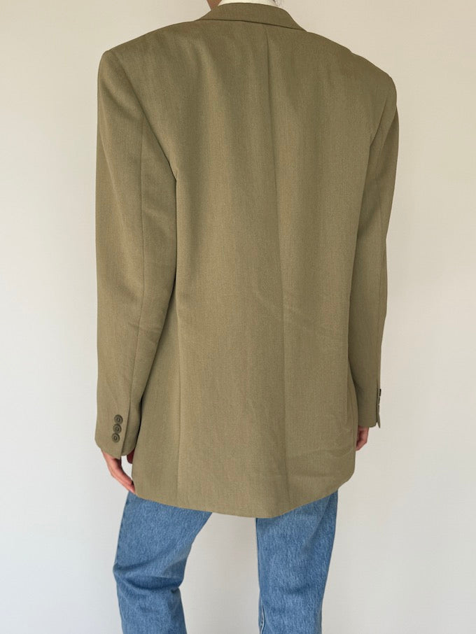 Vintage Single-Breasted Blazer 6387