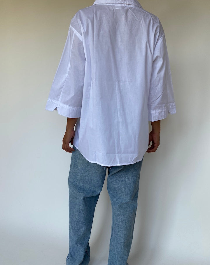 VINTAGE WHITE SHORT SLEEVE SHIRT 3315