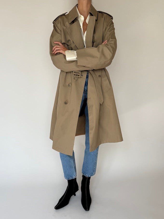 Vintage Trench Coat Beige 6380