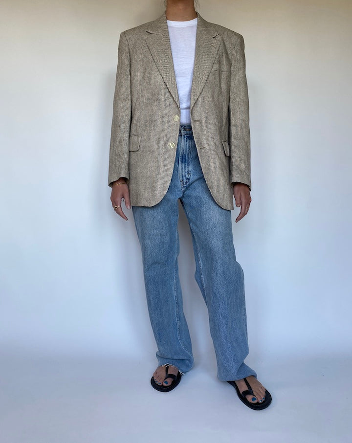 VINTAGE BEIGE BLAZER 3092