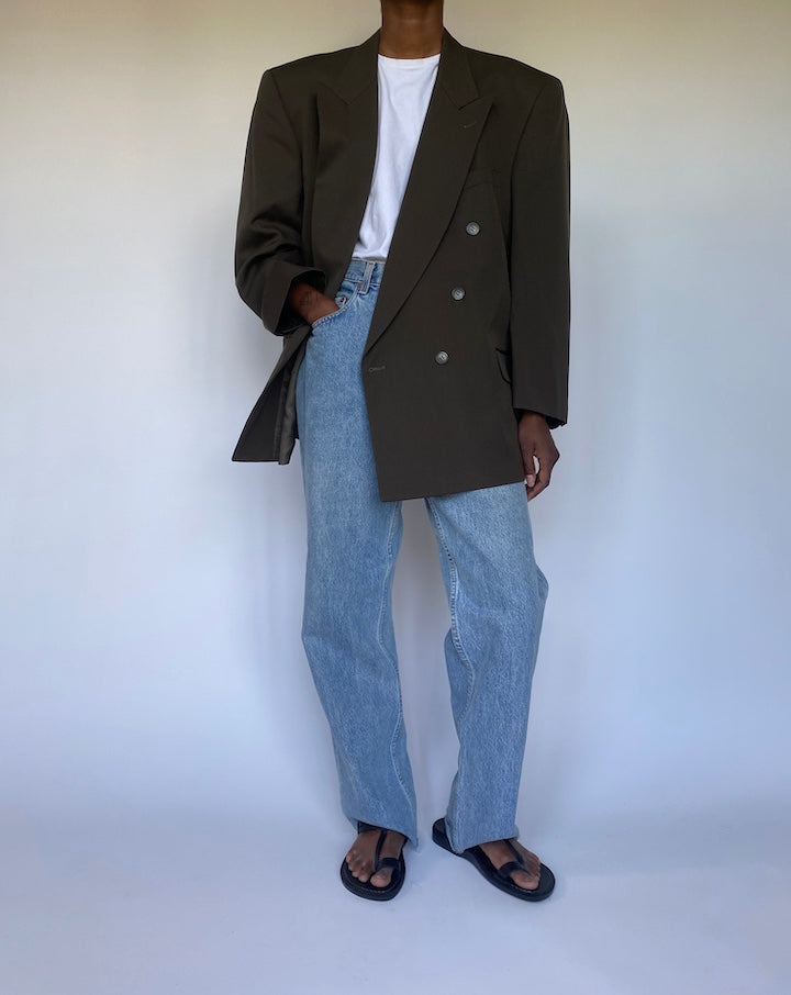 VINTAGE DOUBLE BREASTED BLAZER 3535