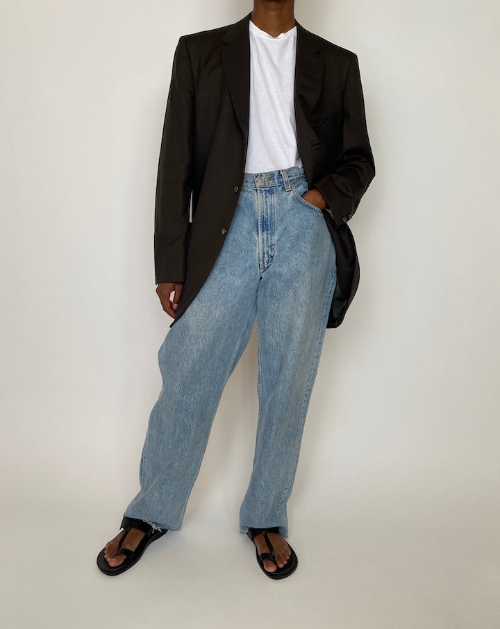 VINTAGE DARK BROWN BLAZER 3960