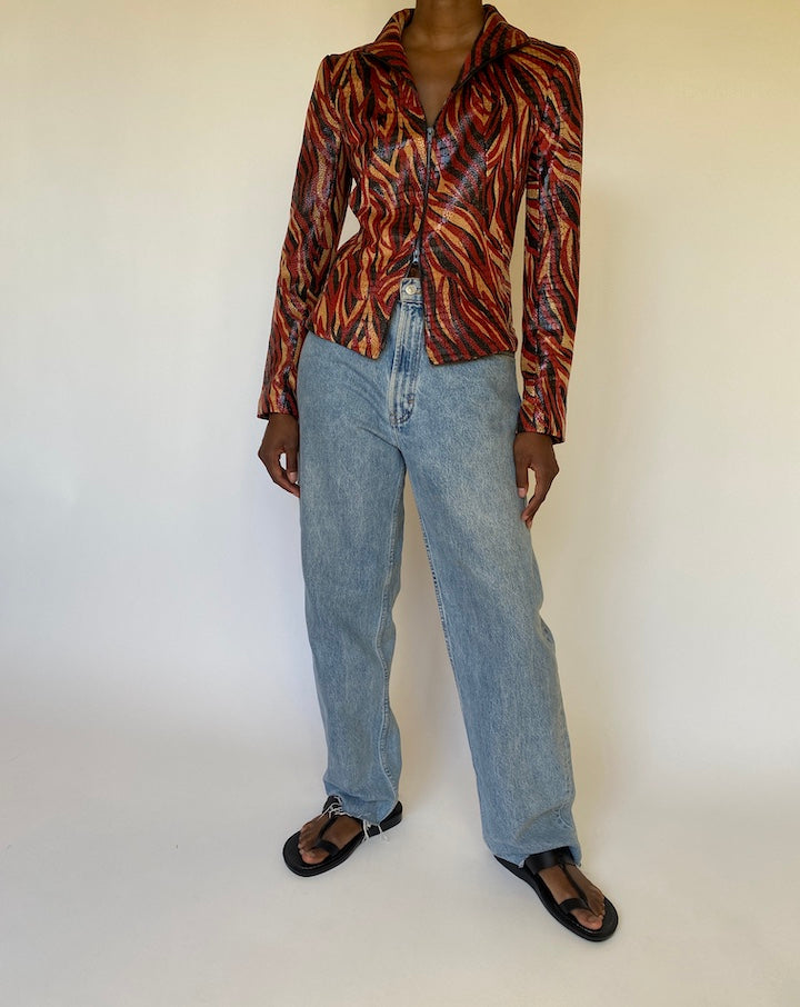 VINTAGE PATTERNED JACKET 3971
