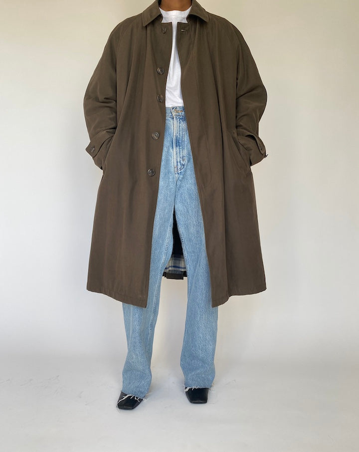 VINTAGE OVERSIZED TRENCH COAT 4107