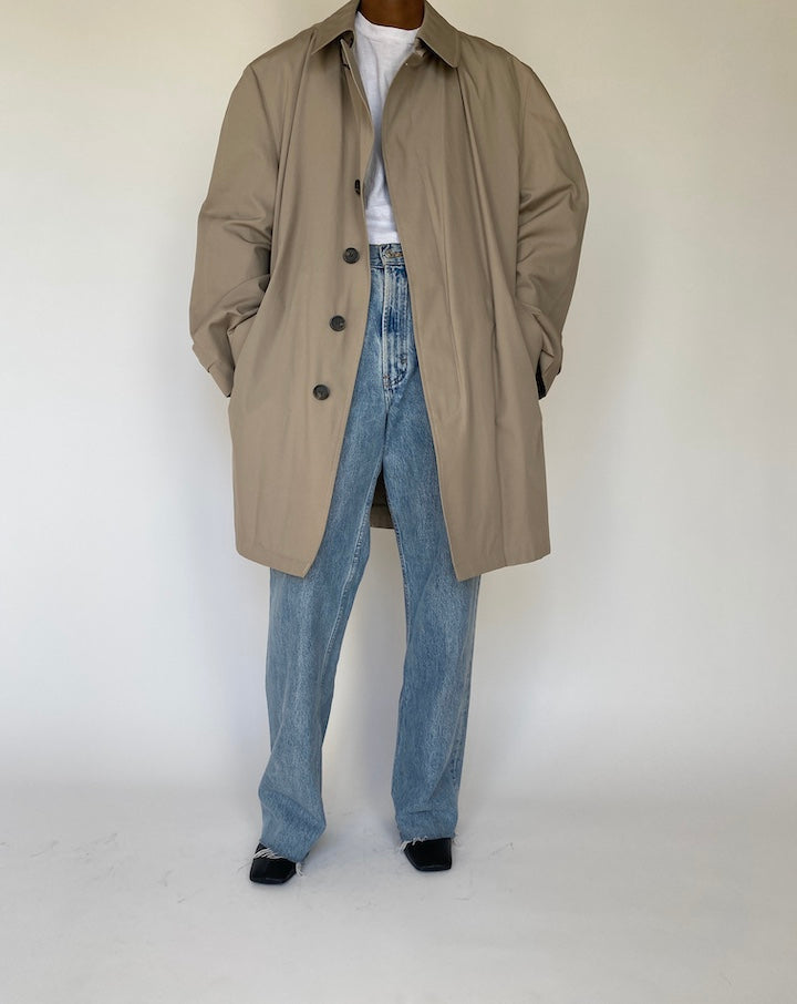 VINTAGE OVERSIZED BEIGE COAT 4109