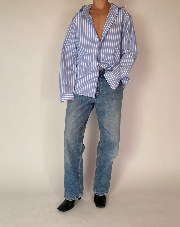 VINTAGE STRIPED RALH LAUREN BUTTON-DOWN SHIRT 4232