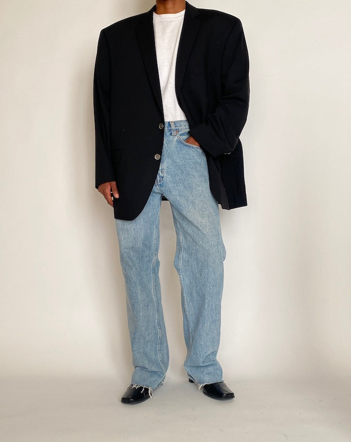 VINTAGE BLACK CALVIN KLEIN BLAZER 4278