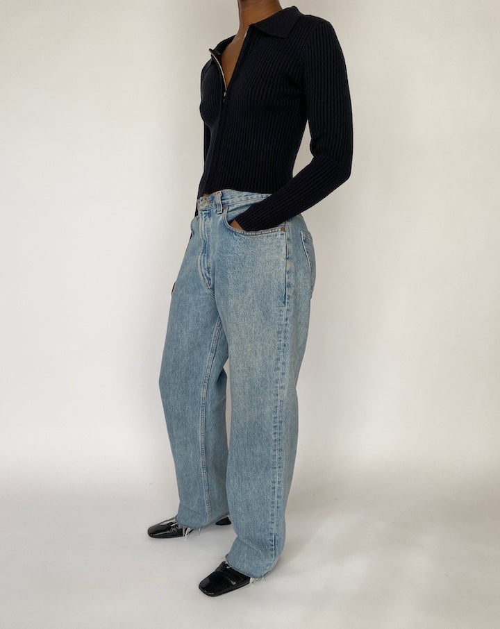 VINTAGE BLACK CARDIGAN 4566