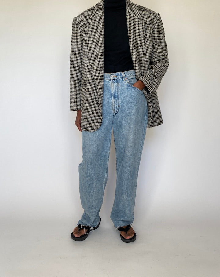 VINTAGE HOUNDSTOOTH BLAZER 4322