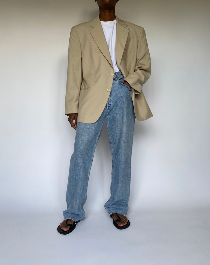 VINTAGE BEIGE BLAZER 3655