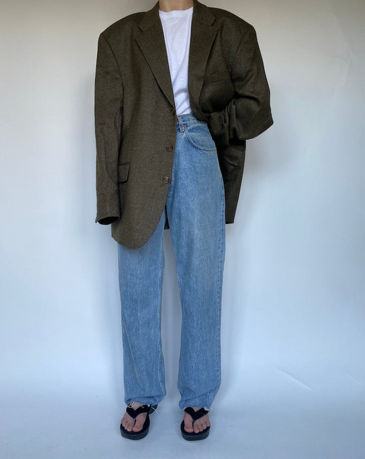 VINTAGE OVERSIZED SINGLE BREASTED BLAZER 3451